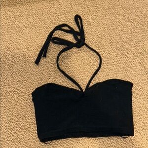 Zara black Halter Top